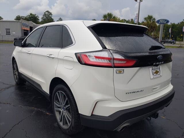 2021 FORD EDGE TITANIUM AWD WHITE