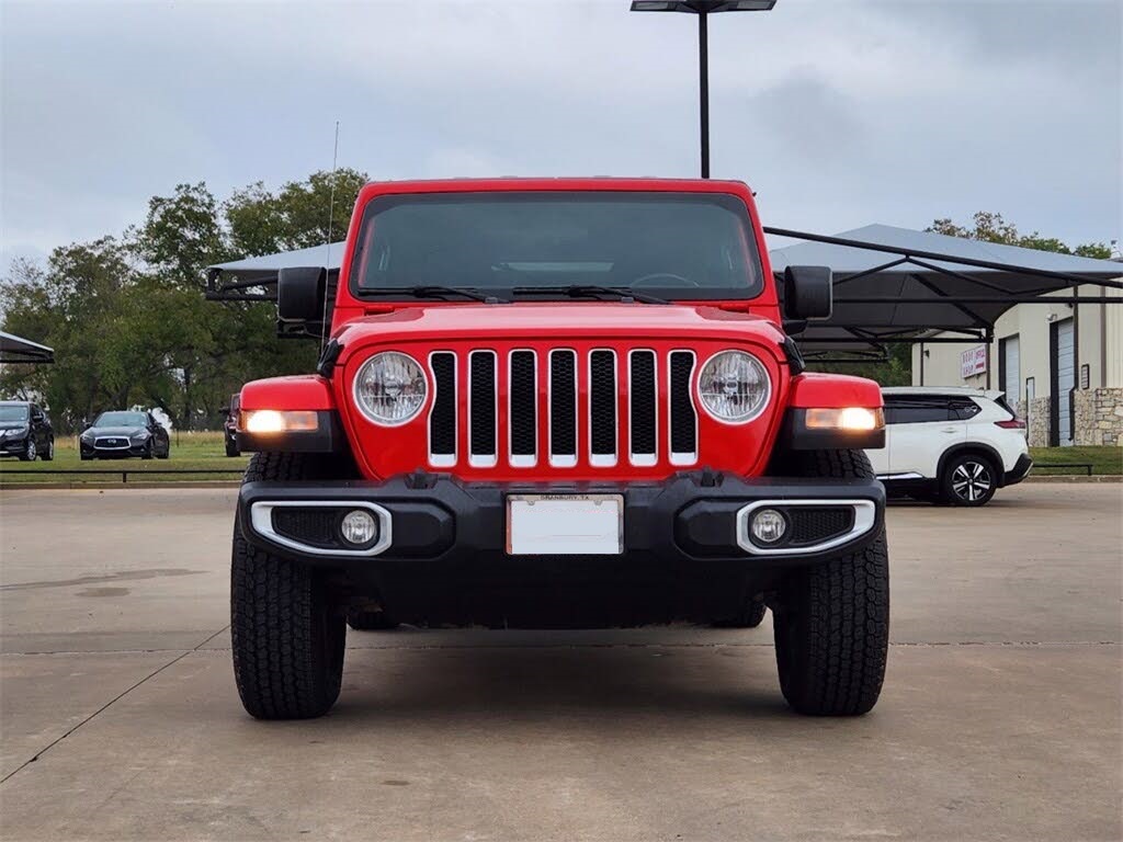 2021 JEEP WRANGLER UNLIMITED SAHARA 4WD RED