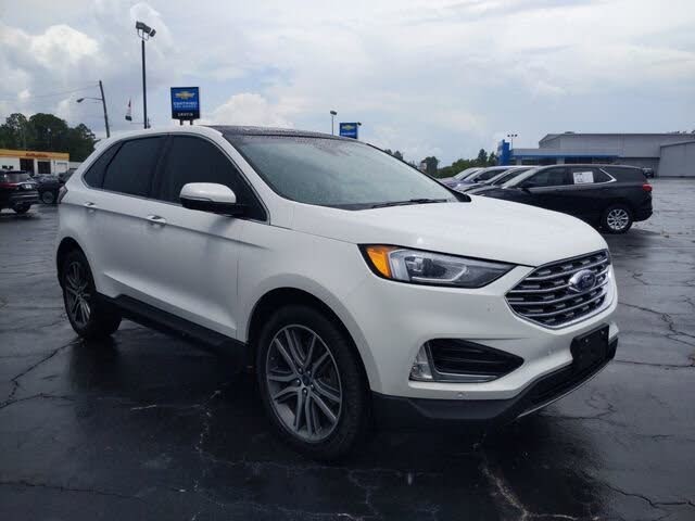 2021 FORD EDGE TITANIUM AWD WHITE