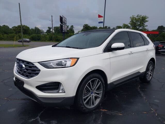 2021 FORD EDGE TITANIUM AWD WHITE