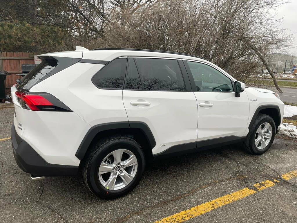 2021 TOYOTA RAV4 HYBRID WHITE