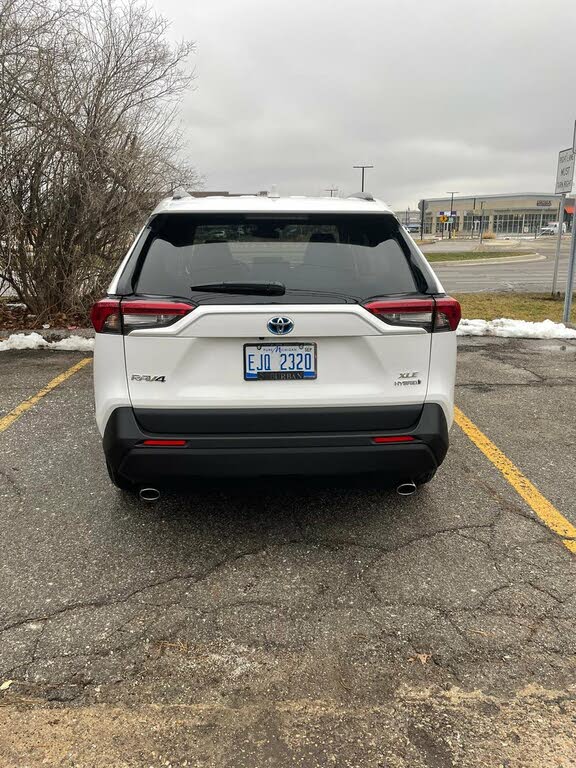 2021 TOYOTA RAV4 HYBRID WHITE