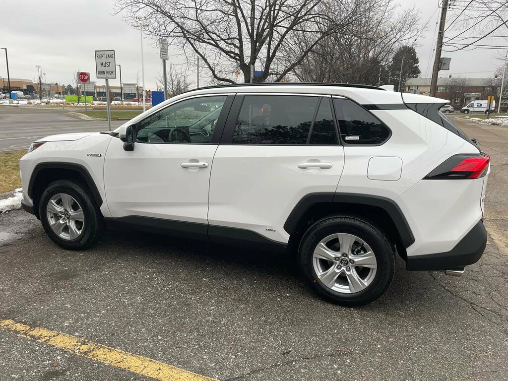 2021 TOYOTA RAV4 HYBRID WHITE