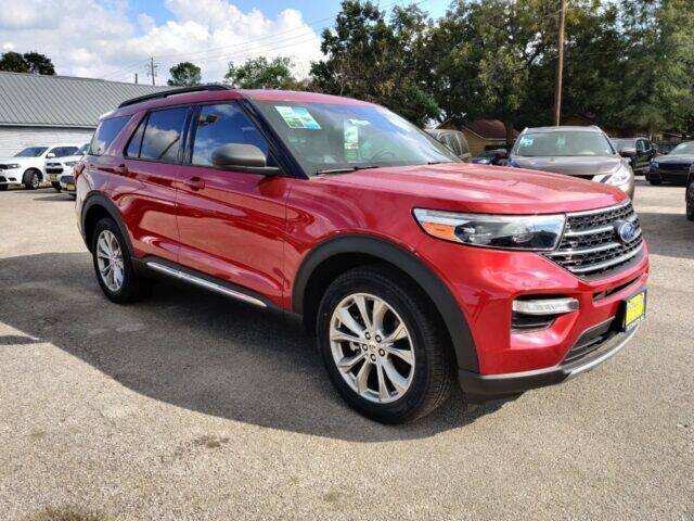 2020 FORD  EXPLORER XLT-RED