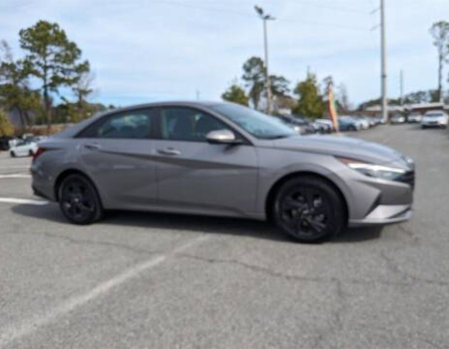 2022 HYUNDAI ELANTRA  Hybrid Gray