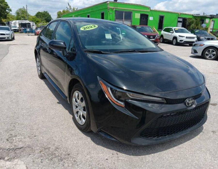 2022 TOYOTA COROLLA LE 4dr Sedan Black